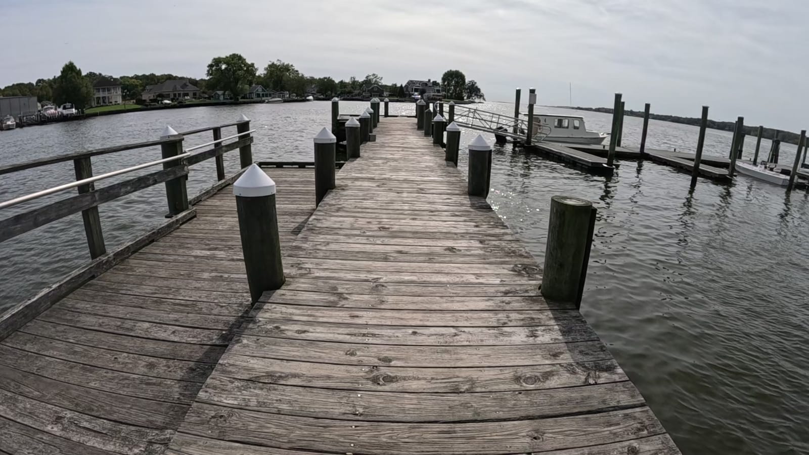 North East Community Park Fishing Pier · North East Town Pier wooden deck and adjacent day docks · FindAPier field visit